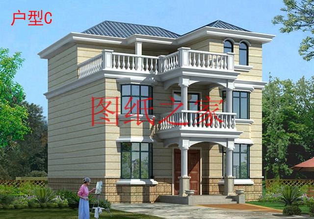 5套農(nóng)村三層別墅設(shè)計圖，挑一套來建，盡情享受別人羨慕的目光