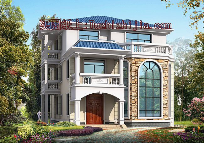 漂亮的農(nóng)村三層樓房新款圖片，來挑一張喜歡的吧！