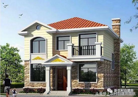 推薦3款占地面積小的農村別墅設計圖，顏值絲毫不遜色于豪華別墅