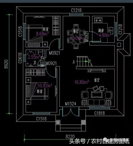 推薦3款占地面積小的農村別墅設計圖，顏值絲毫不遜色于豪華別墅