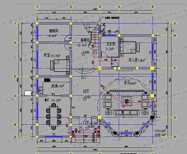 農村自建房建成效果圖展示：這套戶型設計十分獨特，是比較受歡迎的一款戶型設計方案
