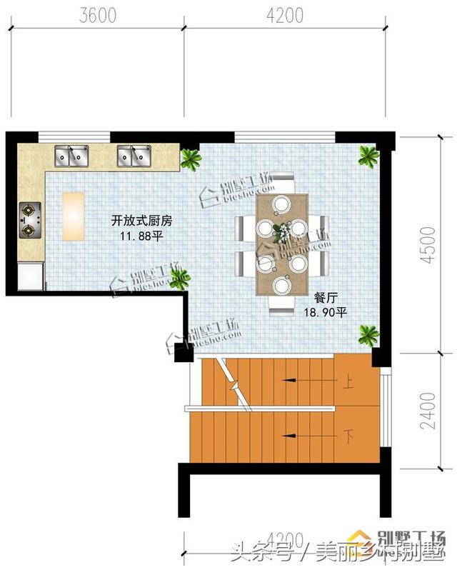 三層意大利風格占地140平框架結構農村自建房全套設計施工效果圖
