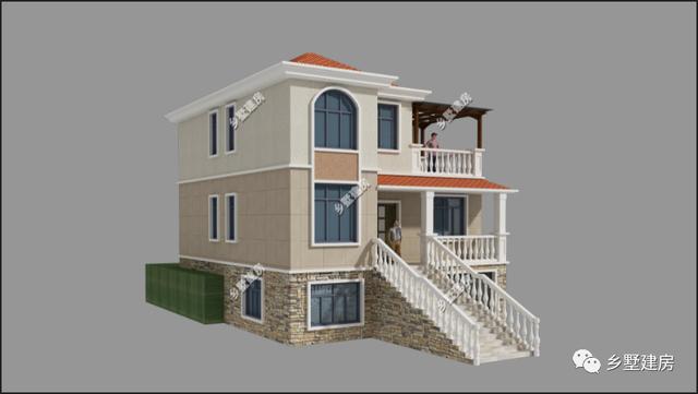 開間不到10米的農村自建房設計圖，空間布局合理，錯落有致