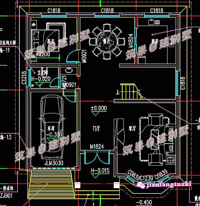 二層農村別墅設計圖，帶部分施工實拍圖，造型簡約大氣經濟實用