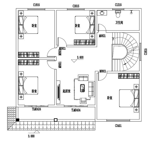 喜歡就收藏啦，5套二層別墅設(shè)計(jì)圖，戶型超級棒