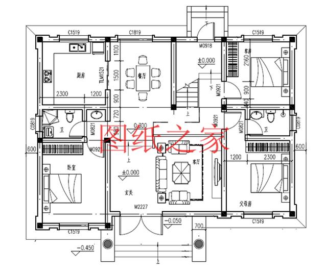喜歡就收藏啦，5套二層別墅設(shè)計(jì)圖，戶型超級棒