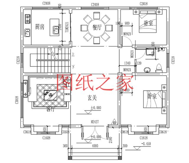 喜歡就收藏啦，5套二層別墅設(shè)計(jì)圖，戶型超級棒