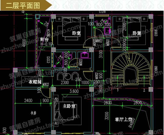 推薦2款高品質設計圖紙，三層農村自建別墅帶挑空客廳+落地窗