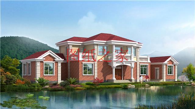 宅基地不夠方正沒關系，推薦兩套二層別墅設計圖，完美解決這個問題