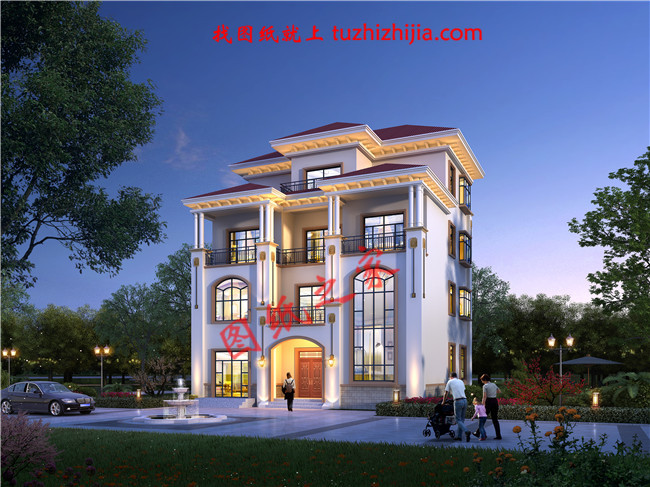 新農(nóng)村四層獨(dú)棟復(fù)式別墅設(shè)計(jì)圖,設(shè)計(jì)豪華時(shí)尚