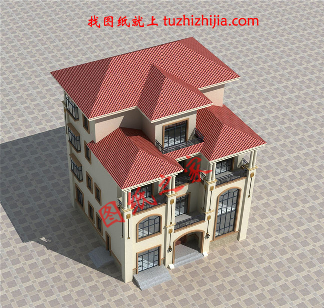 新農(nóng)村四層獨(dú)棟復(fù)式別墅設(shè)計(jì)圖,設(shè)計(jì)豪華時(shí)尚