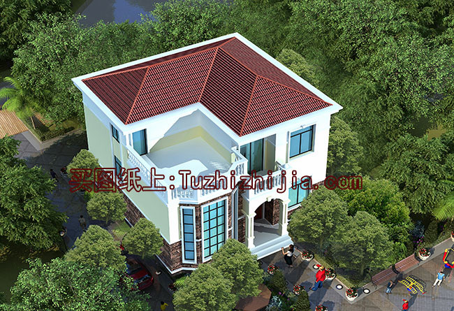 2026新款三間二層別墅設(shè)計(jì)圖，簡單實(shí)用造價(jià)低，款款熱銷！