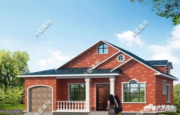 一層磚混結(jié)構(gòu)別墅設(shè)計(jì)圖，外觀大氣，布局實(shí)用，造價(jià)只要18萬