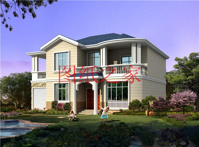 2套二層別墅設計圖，占地180平米左右，美觀和實用兼備