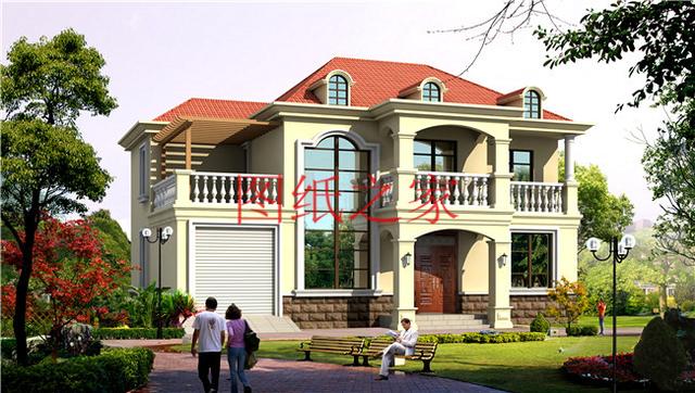 2套二層別墅設計圖，占地180平米左右，美觀和實用兼備