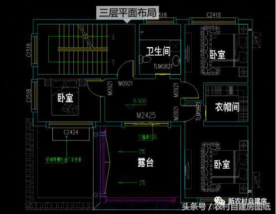 3款小戶型三層別墅設(shè)計圖， 造價比較經(jīng)濟(jì)，很適合農(nóng)村自建