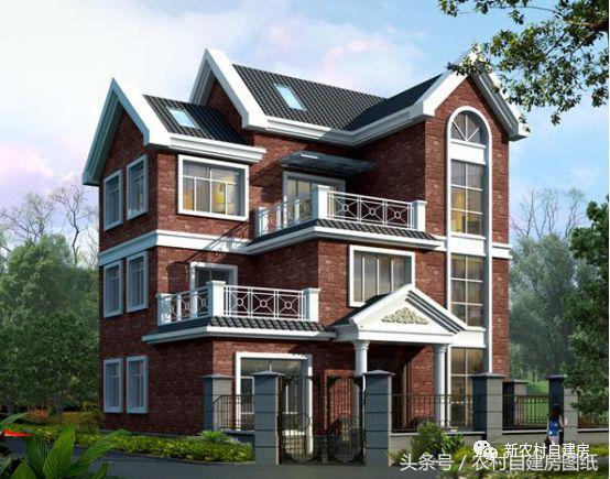 3款小戶型三層別墅設(shè)計圖， 造價比較經(jīng)濟(jì)，很適合農(nóng)村自建