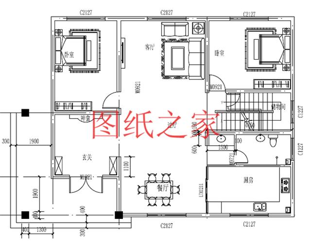 5套二層別墅設計圖紙送給你，性價比和空間利用率都很好，來看看吧