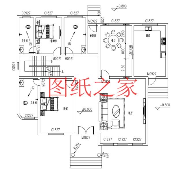 5套二層別墅設計圖紙送給你，性價比和空間利用率都很好，來看看吧