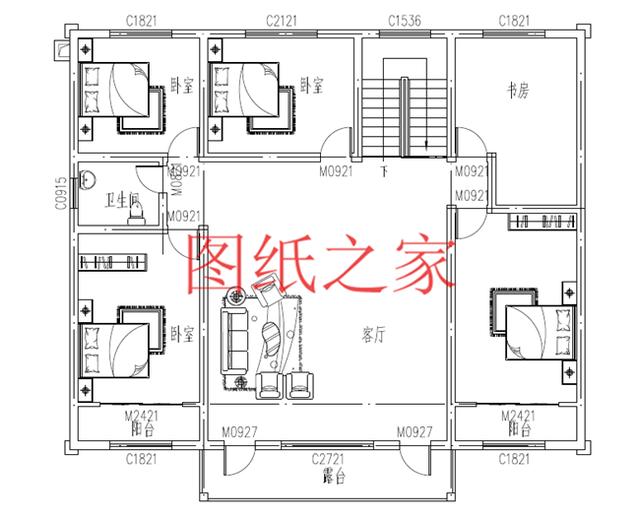5套二層別墅設計圖紙送給你，性價比和空間利用率都很好，來看看吧