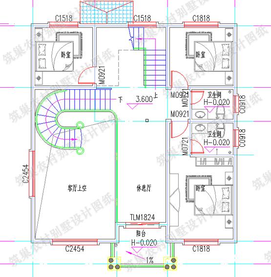 2款40萬以內帶挑空客廳新農村自建房設計圖，戶型實用大氣，一起來看看