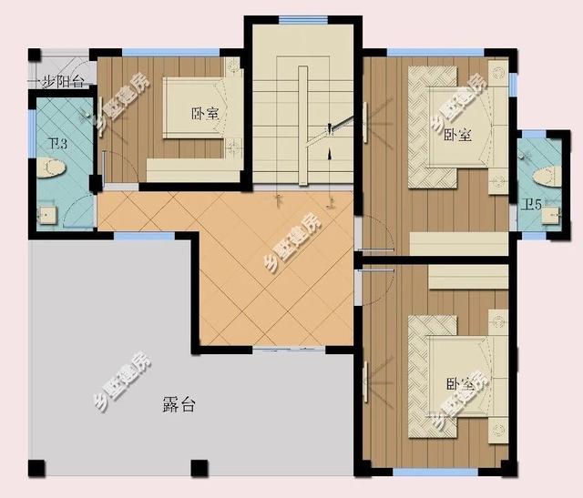 4層頂級歐式別墅設計圖，50萬建成，讓農村生活也優雅別致起來