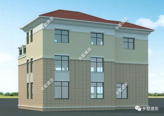 三層別墅設計圖，簡約大氣，外觀別致