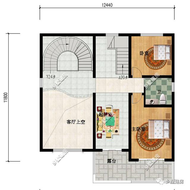 這兩款別墅設計圖送給你，想建房要趁早，好好的宅基地別浪費了