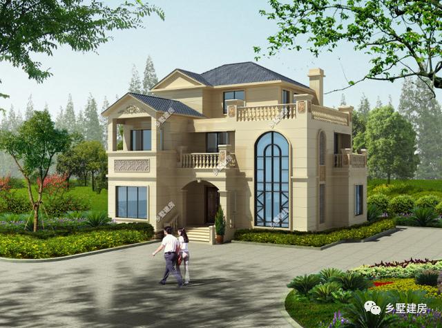 這兩款別墅設計圖送給你，想建房要趁早，好好的宅基地別浪費了