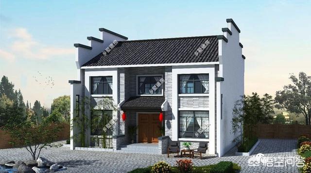 中式風(fēng)格的自建房設(shè)計圖，設(shè)計感十足