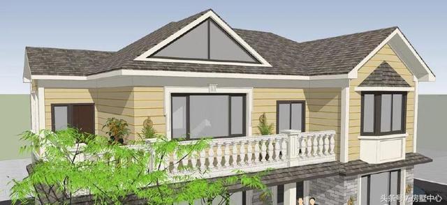 雙拼別墅設計圖，36萬蓋一棟，接上爸媽一起住