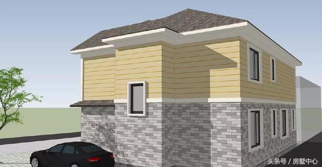 雙拼別墅設計圖，36萬蓋一棟，接上爸媽一起住