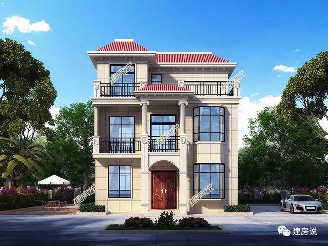 100平小開間精致別墅設計圖，占地小花費少，是一款不容錯過的戶型