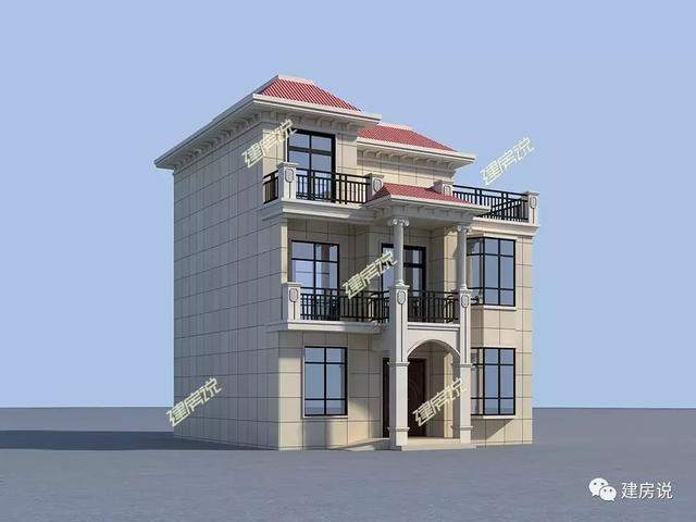 100平小開間精致別墅設計圖，占地小花費少，是一款不容錯過的戶型