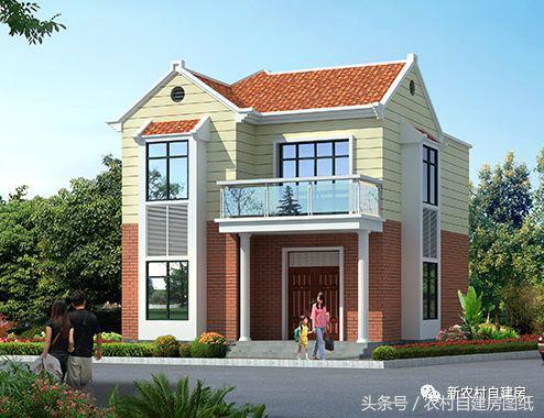 5套新農村別墅設計圖，用材簡單，便于施工，一般的農村施工隊都可以建造