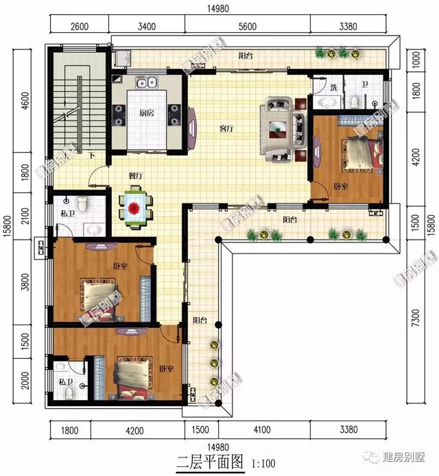 兩種風格截然不同的別墅設計圖，風格不同但同樣讓人看一眼就喜歡