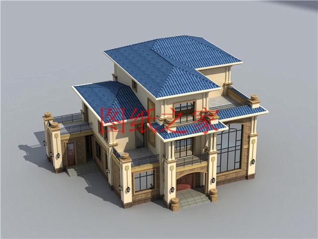 推薦4套時尚現(xiàn)代的三層別墅設(shè)計圖，客廳挑空，自建房的首選