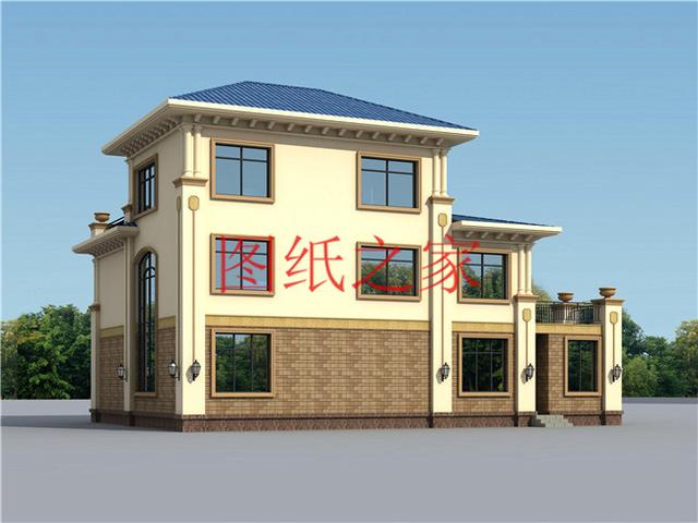 推薦4套時尚現(xiàn)代的三層別墅設(shè)計圖，客廳挑空，自建房的首選