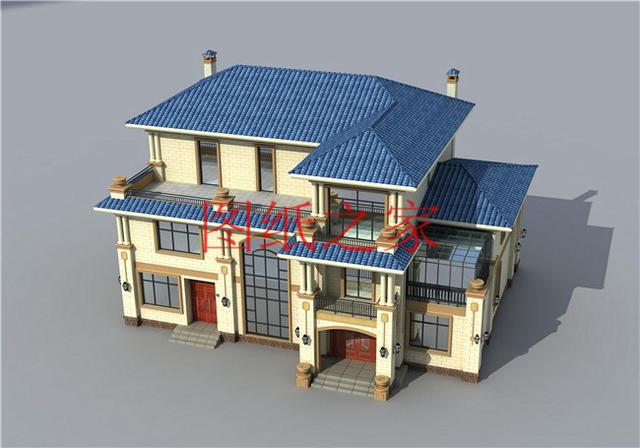 推薦4套時尚現(xiàn)代的三層別墅設(shè)計圖，客廳挑空，自建房的首選