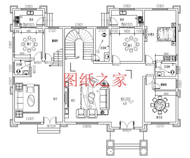 推薦4套時尚現(xiàn)代的三層別墅設(shè)計圖，客廳挑空，自建房的首選