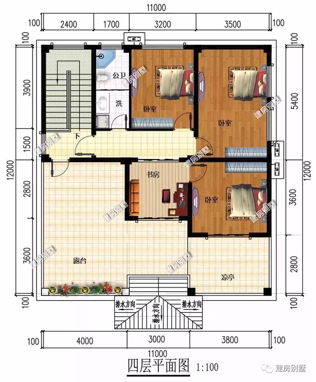 兩款平屋頂設計的別墅設計圖，這么好的房型，怎么忍心錯過呢