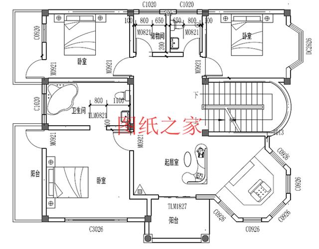 外觀靚麗、布局實用，建成后氣派有面子的小戶型三層別墅設計圖