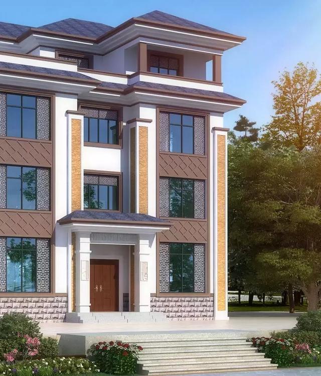 這三棟比較現代前衛的農村自建別墅設計圖，配套齊全，舒適生活從這里開始