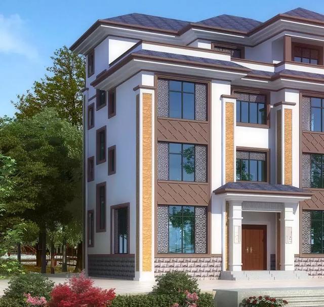 這三棟比較現代前衛的農村自建別墅設計圖，配套齊全，舒適生活從這里開始