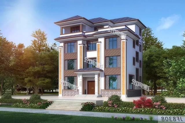 這三棟比較現代前衛的農村自建別墅設計圖，配套齊全，舒適生活從這里開始