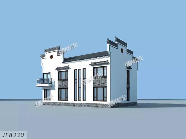 這三棟比較現代前衛的農村自建別墅設計圖，配套齊全，舒適生活從這里開始