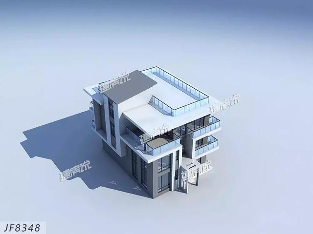 這三棟比較現代前衛的農村自建別墅設計圖，配套齊全，舒適生活從這里開始