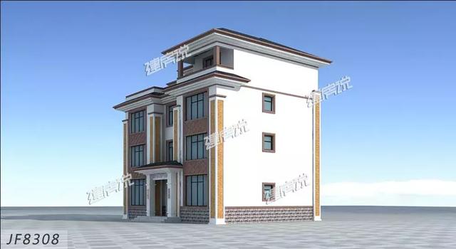 這三棟比較現代前衛的農村自建別墅設計圖，配套齊全，舒適生活從這里開始