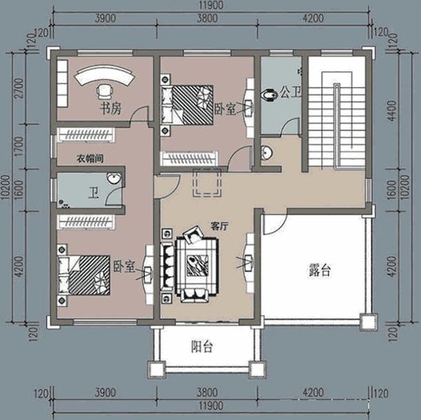 占地120平的二層歐式別墅，實用美觀，你不準備來一套嗎？