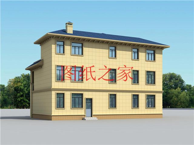 精選5套占地150平的三層別墅設(shè)計圖，主體造價50萬內(nèi)，挑一套建房吧！